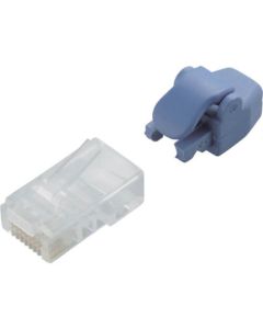 ขั้วต่อ LAN พร้อมตัวป้องกันและกรงเล็บ Cat5e ที่ไม่แตกหัก สายบิด 10 ชิ้น