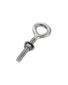 Stainless Steel Long Eye Bolt (welded) w/washer and nut 1อัน