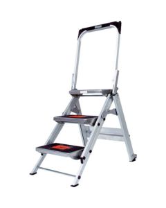 Aluminum Foldable Working Step-Stool SAFETY STEP