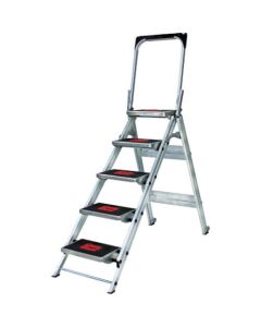 Aluminum Foldable Working Step-Stool SAFETY STEP