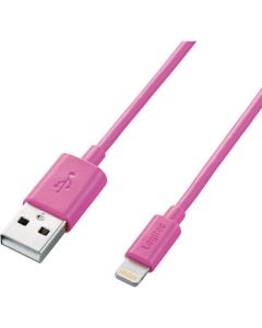 สาย USB ที่รองรับหัวต่อ Lightning ยาว 0.5 ม. สีชมพู