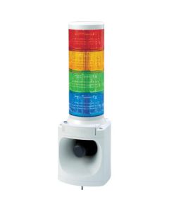 Electronic sound alarm with LED stacking signal light