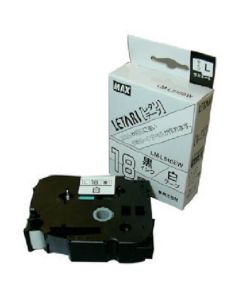 เครื่องพิมพ์ฉลาก Bpop mini เทปกว้าง 18 มม. พื้นหลังขาว ตัวอักษรดำ