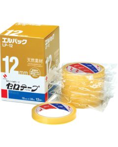 LP-12 Cellulose Tape L-Pack กล่องละ 12อัน