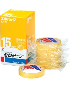 LP-15 Cellulose Tape L-Pack 10กล่องกล่องละ 12อัน
