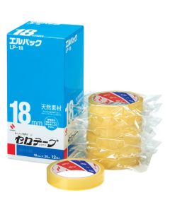 LP-18 Cellulose Tape L-Pack กล่องละ 12อัน