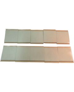 แผ่นกาวสองหน้าสำหรับตะขอถังดับเพลิง (50*50) สีดำ หนา 10 ชิ้น
