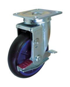 Nylon Wheel Low Resistance Rubber Caster