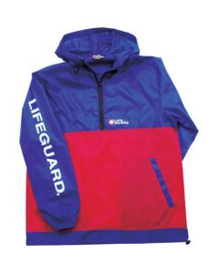 เสื้อพาร์กาไนลอนสีกรมท่า x สีแดง