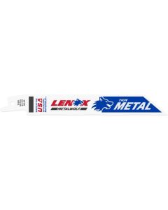 Reciprocating Saw Blade, Bimetal, Metal Cutting, 6inch, 24TPI, 5PK  ชุดละ 5 แผ่น