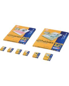 539596 พาสเคลือบฟิล์มลามิเนต ขนาด 100 แผ่น 100μ