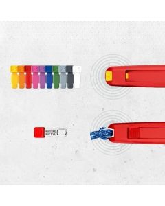 คลิปหนีบ ColorCode สีม่วงแดง (10 ชิ้น)
