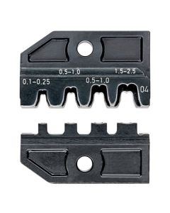 Crimpeinsatz Für unisolierte, offene Steckverbinder (2,8 + 4,8 mm Breite)