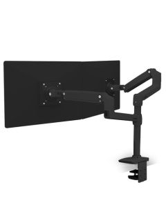 ขาตั้งจอคอม 2 จอ รุ่น LX Stacking Arm No Grommet Mount Black