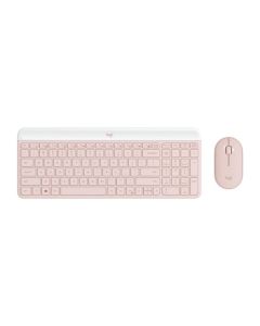 ชุดคีย์บอร์ดและเมาส์ไร้สายแบบบาง MK470 Rose