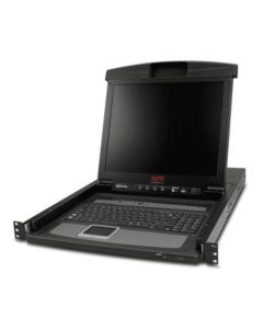17" Rack LCD Console with Integrated 8 Port Analog KVM Switch