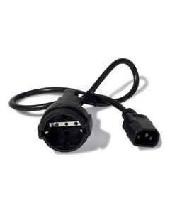 Power Cord, C14 to CEE 7/7 Schuko, 0.6m