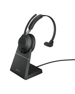 Jabra Evolve2 65, Link380a MS Mono Stand Black