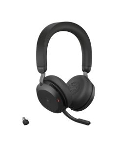 Jabra Evolve2 75 Link380c MS Stereo Stand Black
