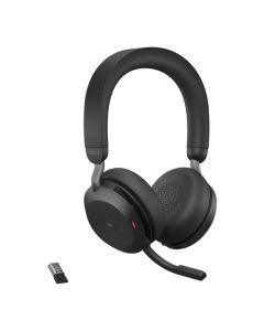 Jabra Evolve2 75 Link380a MS Stereo Stand Black