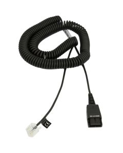 Jabra COILED MOD - QD cord with RJ 45