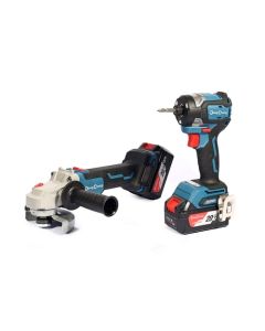 20V ชุดCOMBO ไขควงกระแทก+เครื่องเจียร์4"