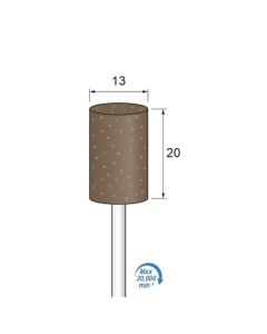 Abrasive Rubber Points Grinding #80φ13×20