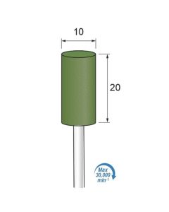 Abrasive Rubber Points Polishing #320φ10×20