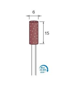 Super Abrasive Rubber for Grinding #220 φ6×15×φ3.0
