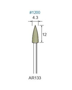Abrasive Rubber #1200 φ4.3×12×φ2.34