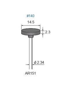 Abrasive Rubber #140 φ14.5×2.3×φ2.34