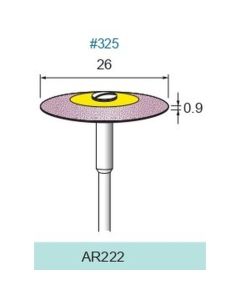 Diamond Abrasive Rubber #325 φ26×0.9×φ2.34