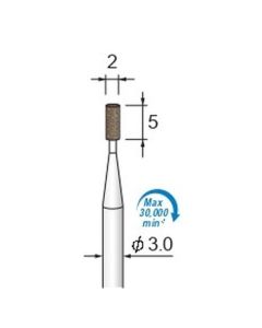 Abrasive Rubber for Grinding #80 φ2×5×φ3.0