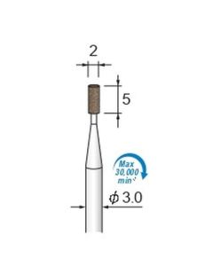 Abrasive Rubber for Grinding #120 φ2×5×φ3.0