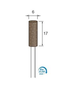 Abrasive Rubber for Grinding #180 φ6×17×φ3.0