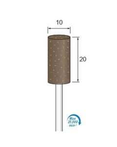 Abrasive Rubber for Grinding #220 φ10×20×φ3.0