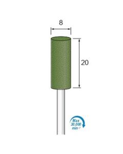 Abrasive Rubber for Grinding (GC) #120 φ8×20×φ3.1