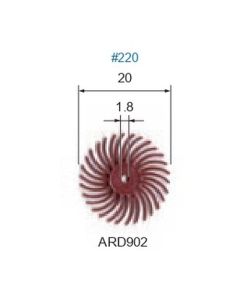 Tornado Rubber Polisher #220 φ20