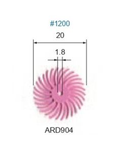 Tornado Rubber Polisher #1200 φ20