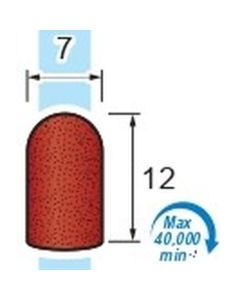 Cap Sander (Ceramic Oxide) #80 φ7×12