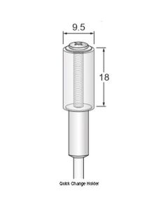 Quick Change Holder for Drum Sander φ12 / Shank: φ2.34