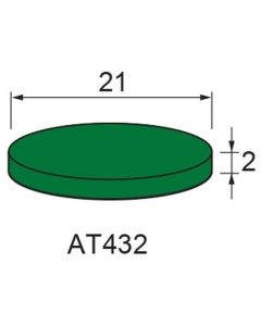 Green Felt Discs φ21×2