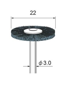 SiC Nylon Abrasive Wheel Brush #220 φ22×φ3.0