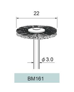 Plain Nylon Wheel Brush φ22×φ3.0