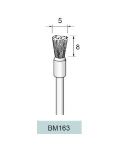 Plain Nylon End Brush φ5×8×φ3.0