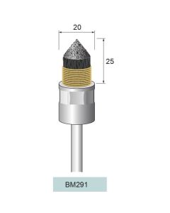 SiC Nylon Abrasive Cone Brush #80 φ20×25×φ6.0