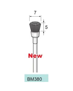 Black Bristle Cup Brush φ7×5×φ2.34