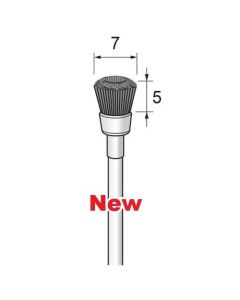 Black Bristle Cup Brush φ7×5×φ3.0