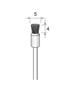 Black Bristle End Brush φ5×4×φ3.0