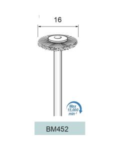 Stainless Steel Wire Wheel Brush φ16×φ2.34